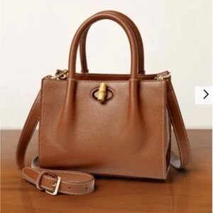 NWOT J. McLaughlin Canyon Crossbody Leather Bag